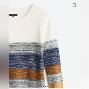 Fate formosa color block fuzzy pullover new arrivals